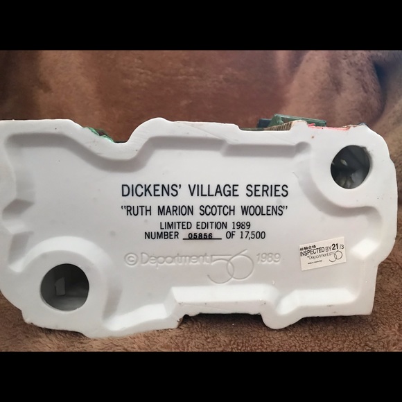 Ruth Marion Scotch Woolens Dept56 Heritage Village - Picture 7 of 8